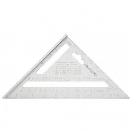 Galdnieka trijstūris 185mm, alumīnija HOGERT