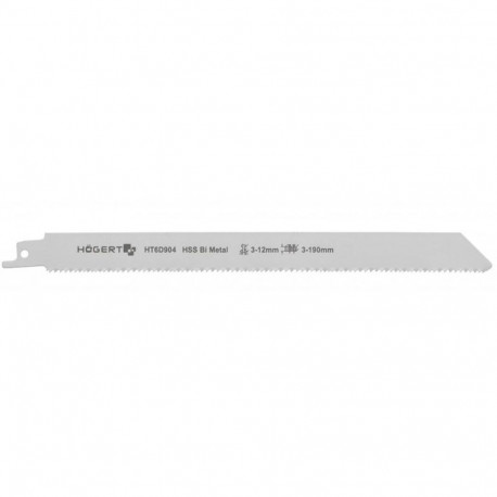 Zobenzāģa asmenis metālam 230mm 10-14TPI, HT6D904 HOGERT