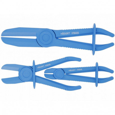 Hogert Paindlik vooliku klamber HT8G426, 6.3-57mm, 3tk, kõva nailon, elektrit mittejuhtiv