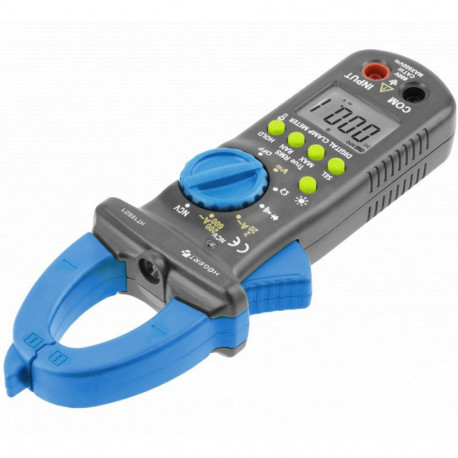 Hogert HT1E621 universal clamp multimeter, 600V, 600A, 60MΩ, TRUE RMS, NCV, DATA HOLD, LCD backlight