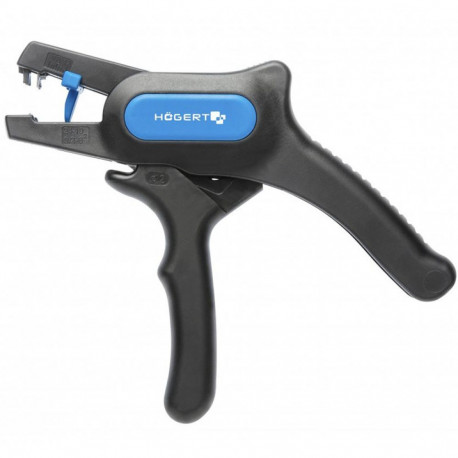 Hogert HT1P187 automatic wire stripping tool, 0.2-6mm², 10-24AWG, 8-12mm, 180mm, fiberglass body, st