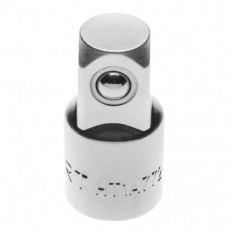 Hogert HT1A772 reduktsiooniadapter, 3/8"-1/2", 35mm, kroom-vanaadiumteras, DIN 3121, magnetiline ots