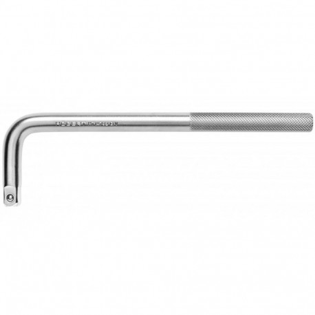 Hogert HT1A792, 1/2" L-shape extension handle wrench, 254mm, CrV, DIN 3122