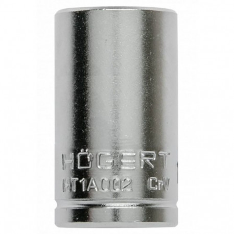 Hogert padrun HT1A006, 1/4 tolli, 6 mm, CrV50BV30, DIN 3124, kuuskant, AS-drive