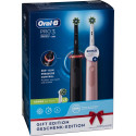 Oral-B Pro 3 3900N -sähköhammasharja, tuplapakkaus, musta / pinkki