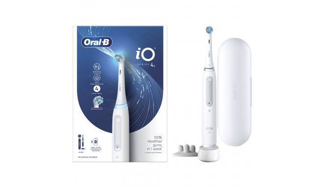 Oral-B iO Series 4s -sähköhammasharja, valkoinen