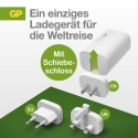 GP GaN PD 65 W -verkkovirtalaturi, 2x USB-C + 1x USB-A, valkoinen GP GaN PD 65 W -verkkovirtalaturi, 2x USB-C + 1x USB-A, valkoinen