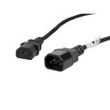 Power Cord Lanberg Black - 5 m