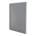 Folder in spiral binding A5 AVERY checkered gray 80 pages