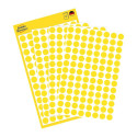 Adhesive label AVERY Zweckform Q8mm yellow 416 pcs (3013)