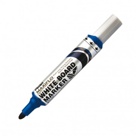 Blackboard marker PENTEL Maxiflo with pump blue