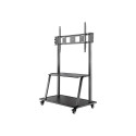 LOGILINK BP0085 TV monitor cart 60–105inch height adjustable 150kg max.