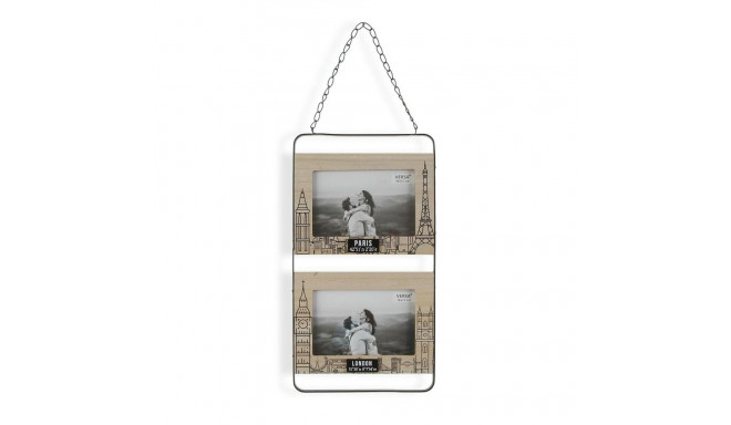 Photo frame Versa Wood 1 x 19,5 x 35,5 cm Pendant