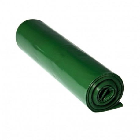 Prügikott 200L (750x1350mm) LDPE 60mic 5tk/rull roheline