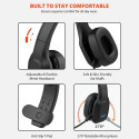 Audiocore 74452 Bluetooth Headset Headphone Noise Reuction Microphone Call CenterGoogle Siri Office 