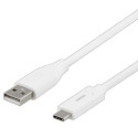 Deltaco USB-C zu USB Kabel 1m 3A weiß