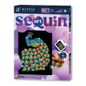 KITFIX DIY set Sequin Art Purple Peacock