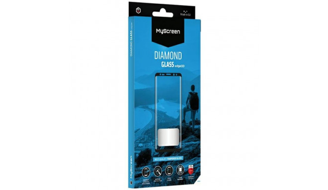 MS Diamond Glass Edge 3D Xiaomi Redmi Note 13 Pro+ black Tempered Glass