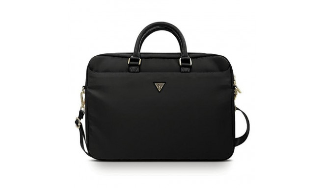 Guess Bag GUCB15NTMLBK 16" must nailon kolmnurkne logo