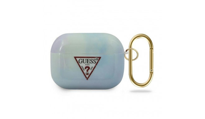 Guess GUACAPTPUMCGC02 AirPods Pro cover blue/blue Tie & Dye Collection