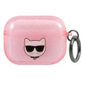 Karl Lagerfeld KLA3UCHGP AirPods 3 cover pink/pink Glitter Choupette