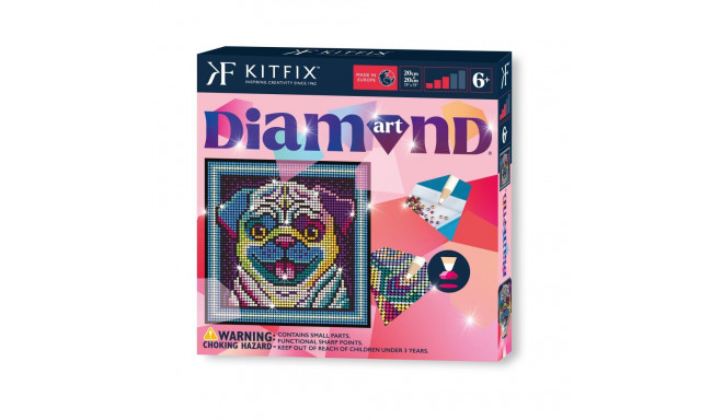 KITFIX DIY set Diamond Art Pug