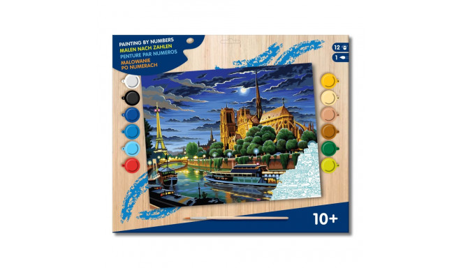 KITFIX Paint by numbers set Paris