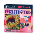 KITFIX Amatniecības komplekts Diamond Art dimantiņu māksla, Saulespuķe