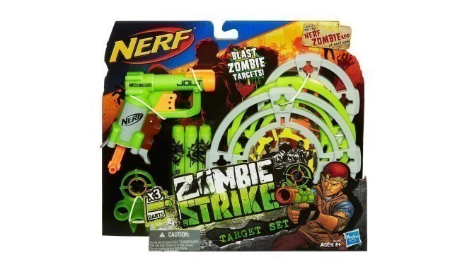 HASBRO NERF Jolt Zombie Strike relv sihtmärgiga