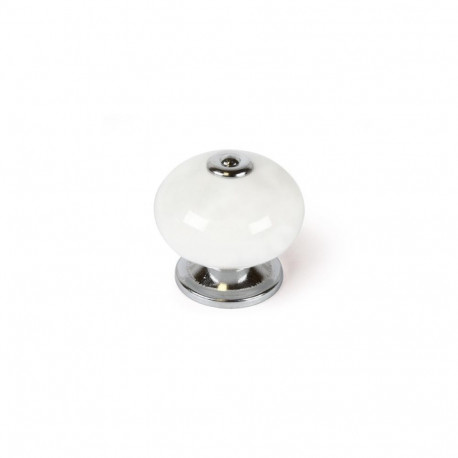 mööbli nupp D40 7-E517.01 valge