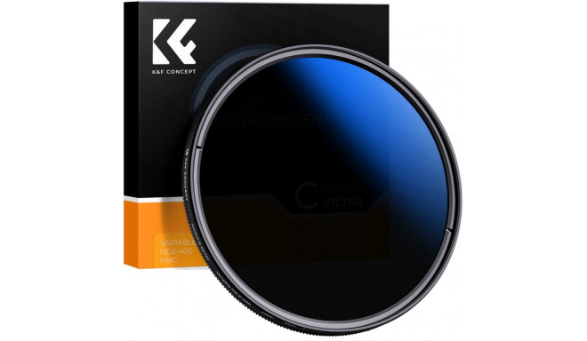 K&F Concept Nano-C HMC Fader ND2-400 adjustable gray filter - 49 mm