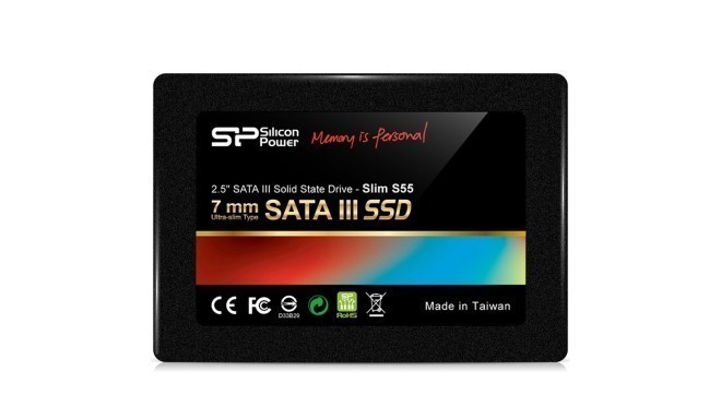 SILICON POWER S55 120GB SSD, 2.5'' 7mm, SATA 6Gb/s, Read/Write: 550 / 420 MB/s, IOPS 78K