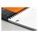 Folder in spiral binding A4+ squared OXFORD International Notebook cardboard covers 80 pages