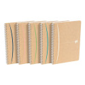 Folder in spiral binding A5 square OXFORD Touareg Recycled 50 sheets