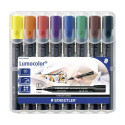 Набор маркеров 8 перманентных цветов STAEDTLER Lumocolor 352