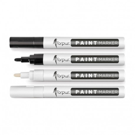 Color marker FORPUS (metal, glass, plastic) 1-3mm black