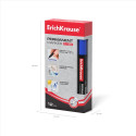 Permanent marker ErichKrause® P-100, color: blue (box 12 pcs.)