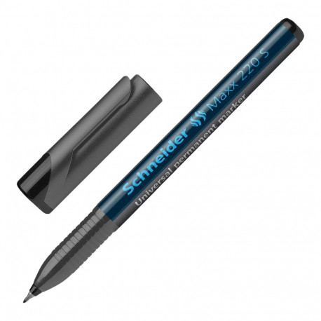 Permanent marker, OHP, 0,4 mm, SCHNEIDER "Maxx 220 S", black