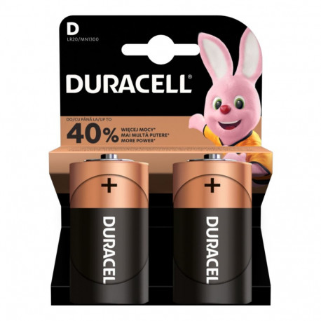 Batteries LR20/D DURACELL 2 pcs