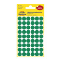 Adhesive label AVERY Zweckform Q12mm green 270 pcs (3143)