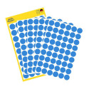 Adhesive label AVERY Zweckform Q12mm blue 270 pcs (3142)