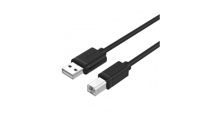UNITEK Y-C421GBK USB kaabel 5 m USB 2.0 USB A USB B Must