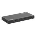 Manhattan 4K@60Hz 4-Port HDMI Splitter with Downscaling Splits One HDMI Input to Four HDMI Outputs (