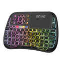 Savio SAVMKW-04 mobile device keyboard QWERTY USB Type-C Black