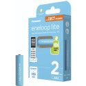 Panasonic Rechargeable Batteries ENELOOP Lite BK-4LCCE/2DE AAA, 550 mAh, 2 pc(s)