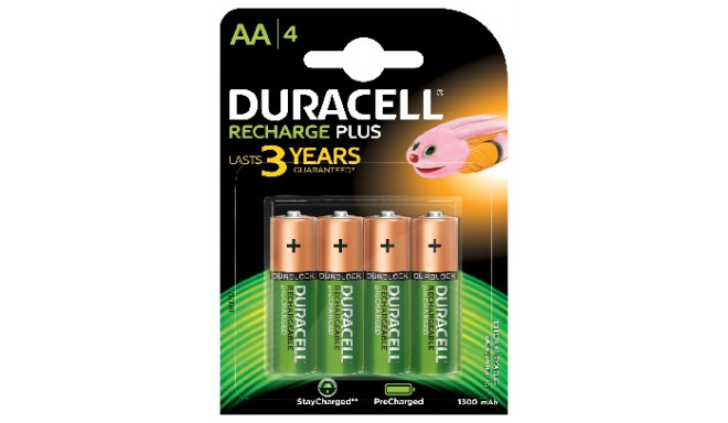 Rechargeable Batteries AA DURACELL 1300 mAh