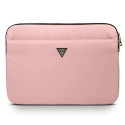 Guess Sleeve GUCS13NTMLLP 13" pink /pink Nylon Triangle Logo