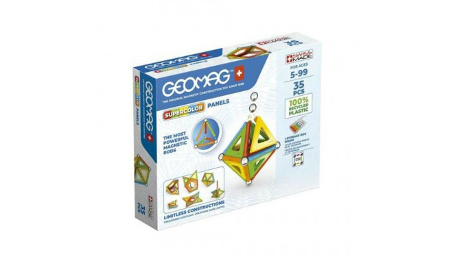 Construction set Geomag Supercolor Panels Magnetic (35 pcs)