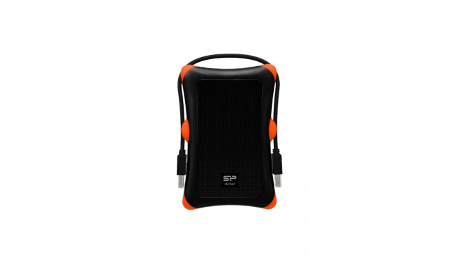 Väline Korpus Silicon Power Armor A30 Must Oranž Must/Oranž