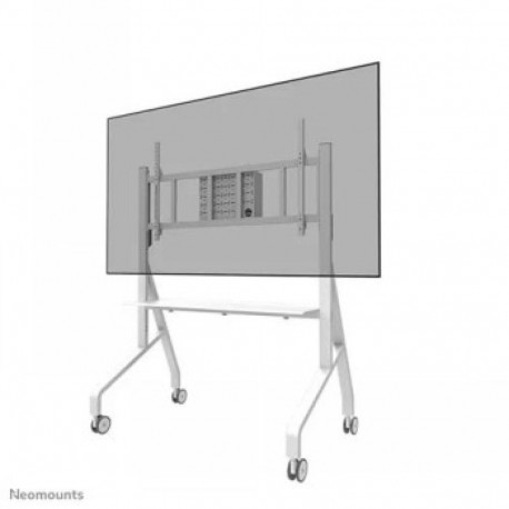 NEOMOUNTS MOVE GO XL MOBILE FLOOR STAND (FAST INSTALL, HEIGHT ADJUSTABLE), WHITE